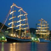 長崎帆船祭り夜