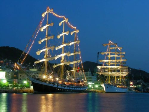 長崎帆船祭り夜